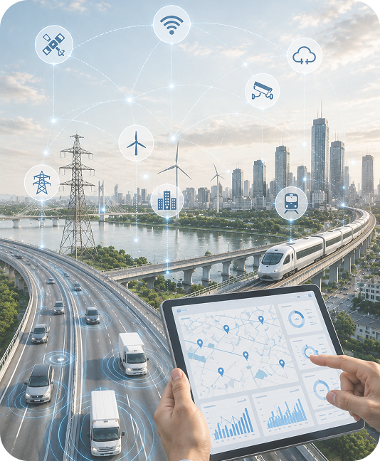 Connected infrastructure and smart city